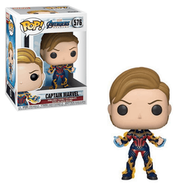 Funko POP! Avengers: Endgame - Captain Marvel with New Hair Vinyl Figure #576 - The Mage's Emporium Shumi Toys & Gifts Shopify Collective Shumi Toys & Gifts Used English POP! Vinyl Japanese Style Comic Book