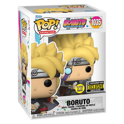 Funko POP! Boruto: Naruto Next Generations - Boruto with Marks (Glow in the Dark) Vinyl Figure #1035 Entertainment Earth Exclusive - The Mage's Emporium Shumi Toys & Gifts Shopify Collective Shumi Toys & Gifts Used English Exclusives Japanese Style Comic Book