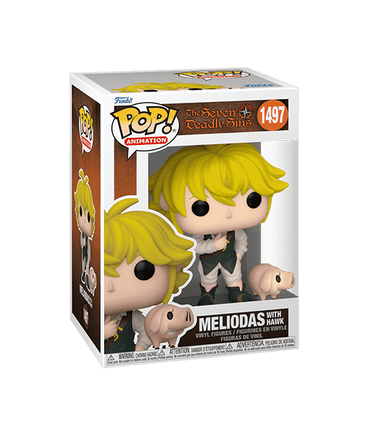 Funko POP! & Buddy: The Seven Deadly Sins - Meliodas with Hawk Vinyl Figure #1497 - The Mage's Emporium Shumi Toys & Gifts Shopify Collective Shumi Toys & Gifts Used English POP! Vinyl Japanese Style Comic Book