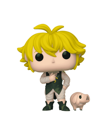 Funko POP! & Buddy: The Seven Deadly Sins - Meliodas with Hawk Vinyl Figure #1497 - The Mage's Emporium Shumi Toys & Gifts Shopify Collective Shumi Toys & Gifts Used English POP! Vinyl Japanese Style Comic Book