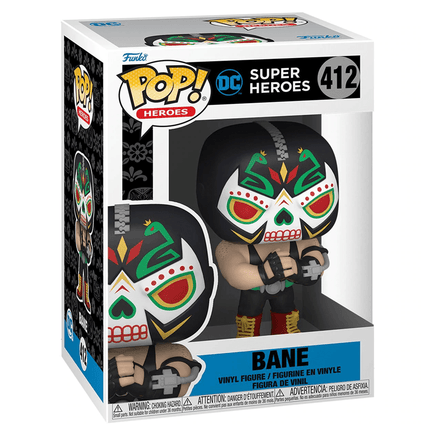 Funko POP! DC Super Heroes: Dia De Los - Bane Vinyl Figure #412 - The Mage's Emporium Shumi Toys & Gifts Shopify Collective Shumi Toys & Gifts Used English POP! Vinyl Japanese Style Comic Book