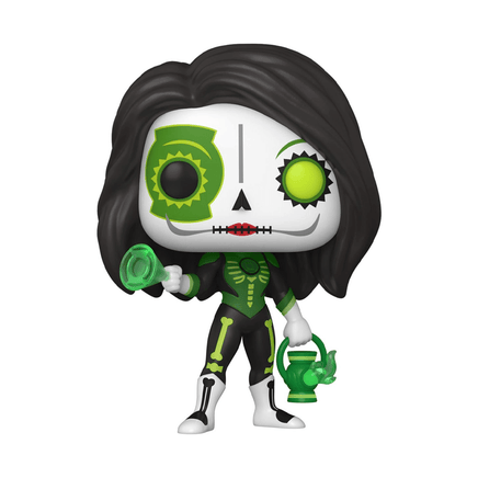 Funko POP! DC Super Heroes: Dia De Los - Green Lantern (Jessica Cruz) Vinyl Figure #411 - The Mage's Emporium Shumi Toys & Gifts Shopify Collective Shumi Toys & Gifts Used English POP! Vinyl Japanese Style Comic Book