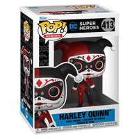 Funko POP! DC Super Heroes: Dia De Los - Harley Quinn Vinyl Figure #413 - The Mage's Emporium Shumi Toys & Gifts Shopify Collective Shumi Toys & Gifts Used English POP! Vinyl Japanese Style Comic Book
