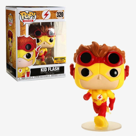 Funko POP! DC Super Heroes - Kid Flash Vinyl Figure #320 Hot Topic Exclusive [READ DESCRIPTION] - The Mage's Emporium Shumi Toys & Gifts Shopify Collective Shumi Toys & Gifts Used English Exclusives Japanese Style Comic Book