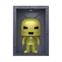 Funko POP! Deluxe: Marvel Hall of Armor - Iron Man (Model 1: Golden Armor) Vinyl Figure #1035 Previews Exclusive (PX) - The Mage's Emporium Shumi Toys & Gifts Shopify Collective Shumi Toys & Gifts Used English Exclusives Japanese Style Comic Book