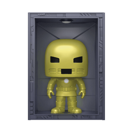 Funko POP! Deluxe: Marvel Hall of Armor - Iron Man (Model 1: Golden Armor) Vinyl Figure #1035 Previews Exclusive (PX) - The Mage's Emporium Shumi Toys & Gifts Shopify Collective Shumi Toys & Gifts Used English Exclusives Japanese Style Comic Book