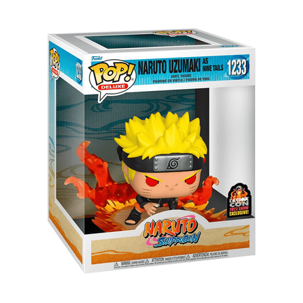 Funko POP! Deluxe: Naruto Shippuden - Naruto Uzumaki as Nine Tails Vinyl Figure #1233 LA Comic Con 2022 Share Exclusive - The Mage's Emporium Shumi Toys & Gifts Shopify Collective Shumi Toys & Gifts Used English Exclusives Japanese Style Comic Book