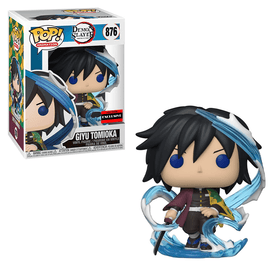 Funko POP! Demon Slayer: Kimetsu no Yaiba - Giyu Tomioka Vinyl Figure #876 AAA Anime Exclusive [READ DESCRIPTION] - The Mage's Emporium Shumi Toys & Gifts Shopify Collective Shumi Toys & Gifts Used English Exclusives Japanese Style Comic Book