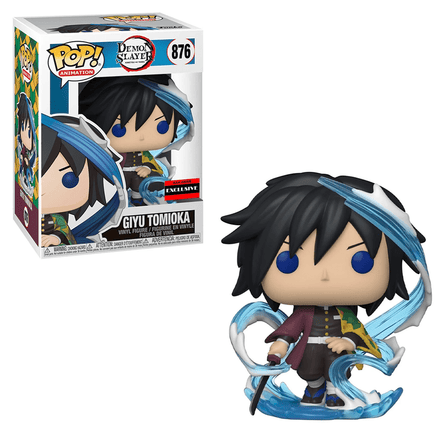 Funko POP! Demon Slayer: Kimetsu no Yaiba - Giyu Tomioka Vinyl Figure #876 AAA Anime Exclusive [READ DESCRIPTION] - The Mage's Emporium Shumi Toys & Gifts Shopify Collective Shumi Toys & Gifts Used English Exclusives Japanese Style Comic Book