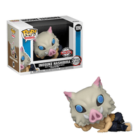 Funko POP! Demon Slayer: Kimetsu no Yaiba - Inosuke Hashibira Lounging in Mask Vinyl Figure #1080 Special Edition Exclusive - The Mage's Emporium Shumi Toys & Gifts Shopify Collective Shumi Toys & Gifts Used English Exclusives Japanese Style Comic Book