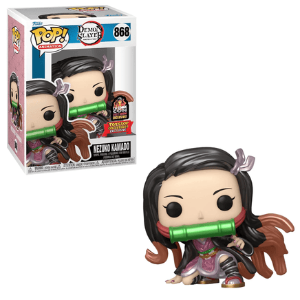 Funko POP! Demon Slayer: Kimetsu No Yaiba - Nezuko Kamado (Metallic Ver.) ToyStop 2022 LACC Exclusive Vinyl Figure #868 - The Mage's Emporium Shumi Toys & Gifts Shopify Collective Shumi Toys & Gifts Used English Exclusives Japanese Style Comic Book