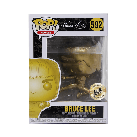 Funko POP! Enter the Dragon - Bruce Lee (Gold) (Flying Man) Vinyl Figure #592 Bait Exclusive - The Mage's Emporium Shumi Toys & Gifts Shopify Collective Shumi Toys & Gifts Used English Exclusives Japanese Style Comic Book