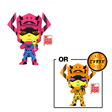 Funko POP! Fantastic Four - 10 - Inch Galactus with Silver Surfer (Blacklight) Vinyl Figure #809 (PX) - The Mage's Emporium Shumi Toys & Gifts Shopify Collective Shumi Toys & Gifts Used English Exclusives Japanese Style Comic Book