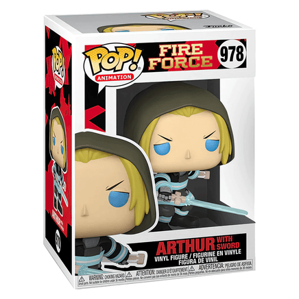 Funko POP! Fire Force - Arthur with Sword Vinyl Figure #978 - The Mage's Emporium Shumi Toys & Gifts Shopify Collective Shumi Toys & Gifts Used English POP! Vinyl Japanese Style Comic Book
