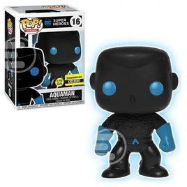 Funko Pop! Heroes 16 - DC Heroes- Aquaman Silhouette GITD Vinyl Figure EE Exclusive