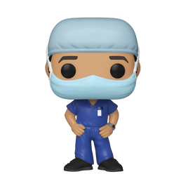 Funko POP! Heroes: Front Line Workers - Male (Blue Scrub) Vinyl Figure - The Mage's Emporium Shumi Toys & Gifts Shopify Collective Shumi Toys & Gifts Used English POP! Vinyl Japanese Style Comic Book