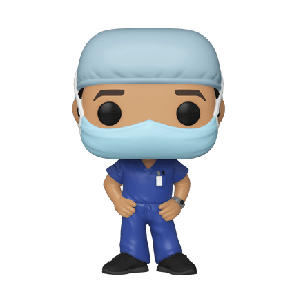 Funko POP! Heroes: Front Line Workers - Male (Blue Scrub) Vinyl Figure - The Mage's Emporium Shumi Toys & Gifts Shopify Collective Shumi Toys & Gifts Used English POP! Vinyl Japanese Style Comic Book