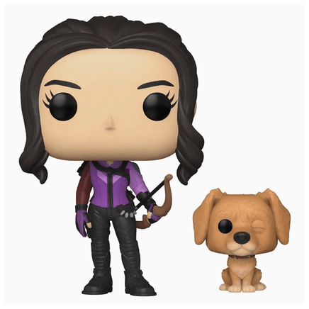 Funko POP! Marvel: Hawkeye - Kate Bishop with Lucky the Pizza Dog Vinyl Figure #1212 - The Mage's Emporium Shumi Toys & Gifts Shopify Collective Shumi Toys & Gifts Used English POP! Vinyl Japanese Style Comic Book