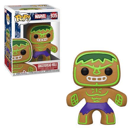 Funko POP! Marvel Holiday - Gingerbread Hulk Vinyl Figure #935 - The Mage's Emporium Shumi Toys & Gifts Shopify Collective Shumi Toys & Gifts Used English POP! Vinyl Japanese Style Comic Book