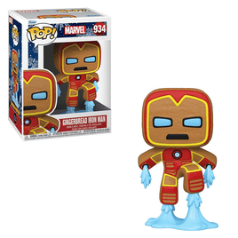 Funko POP! Marvel Holiday - Gingerbread Iron Man Vinyl Figure #934 - The Mage's Emporium Shumi Toys & Gifts Shopify Collective Shumi Toys & Gifts Used English POP! Vinyl Japanese Style Comic Book