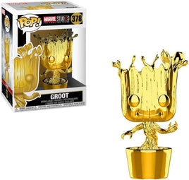 Funko Pop Marvel: Marvel Studios 10 - Groot (Gold Chrome) - The Mage's Emporium Ralphie's Funhouse Ralphie's Funhouse Shopify Collective Used English Japanese Style Comic Book