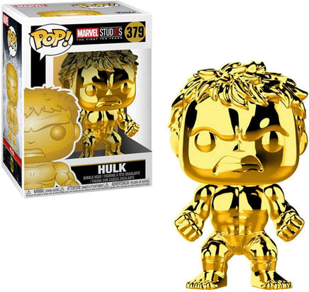 Funko Pop Marvel: Marvel Studios 10 - Hulk (Gold Chrome) - The Mage's Emporium Ralphie's Funhouse Ralphie's Funhouse Shopify Collective Used English Japanese Style Comic Book