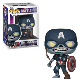 Funko POP! Marvel: What If - Zombie Captain America Vinyl Figure #941 - The Mage's Emporium Shumi Toys & Gifts Shopify Collective Shumi Toys & Gifts Used English POP! Vinyl Japanese Style Comic Book