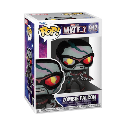 Funko POP! Marvel: What If - Zombie Falcon Vinyl Figure #942 - The Mage's Emporium Shumi Toys & Gifts Shopify Collective Shumi Toys & Gifts Used English POP! Vinyl Japanese Style Comic Book