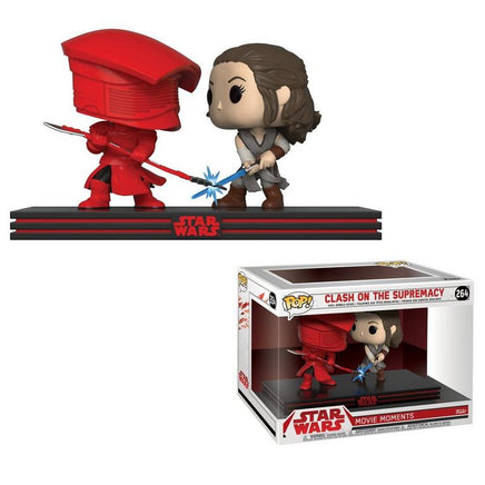 Funko POP! Movie Moment: Star Wars: Clash on the Supremacy - Rey vs Praetorian Guard Vinyl Figure #264 - The Mage's Emporium Shumi Toys & Gifts Shopify Collective Shumi Toys & Gifts Used English POP! Movie Moment Japanese Style Comic Book