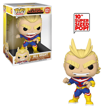 Funko POP! My Hero Academia - 10 - Inch All Might Vinyl Figure #821 - The Mage's Emporium Shumi Toys & Gifts Shopify Collective Shumi Toys & Gifts Used English POP! Jumbo Japanese Style Comic Book