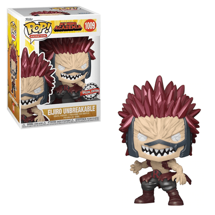 Funko POP! My Hero Academia - Eijiro Kirishima Unbreakable (Metallic) Vinyl Figure #1009 Special Edition Exclusive - The Mage's Emporium Shumi Toys & Gifts Shopify Collective Shumi Toys & Gifts Used English Exclusives Japanese Style Comic Book