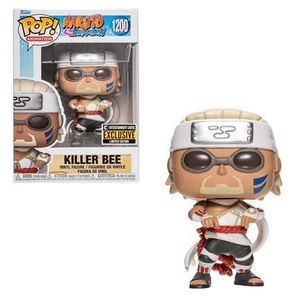 Funko POP! Naruto - Killer Bee Vinyl Figure #1200 Entertainment Earth Exclusive [READ DESCRIPTION] - The Mage's Emporium Shumi Toys & Gifts Shopify Collective Shumi Toys & Gifts Used English Exclusives Japanese Style Comic Book