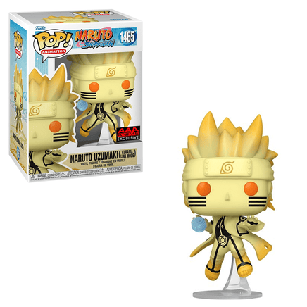 Funko POP! Naruto Shippuden - Naruto Uzumaki (Kurama Link Mode) Vinyl Figure #1465 AAA Anime Exclusive - The Mage's Emporium Shumi Toys & Gifts Shopify Collective Shumi Toys & Gifts Used English Exclusives Japanese Style Comic Book