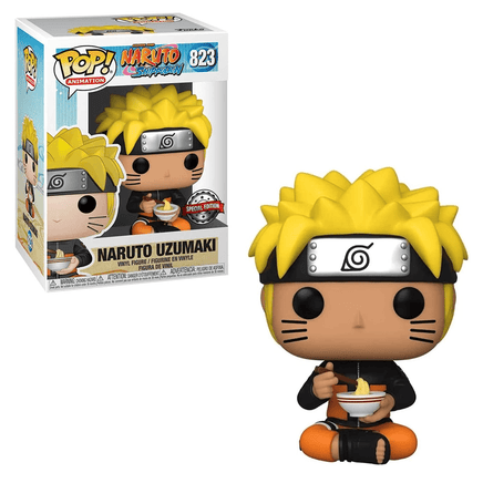 Funko POP! Naruto Shippuden - Naruto with Noodles Vinyl Figure #823 Special Edition Exclusive - The Mage's Emporium Shumi Toys & Gifts Shopify Collective Shumi Toys & Gifts Used English Exclusives Japanese Style Comic Book