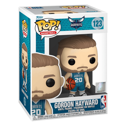 Funko POP! NBA: Hornets - Gordon Hayward (Teal Jersey) Vinyl Figure #123 - The Mage's Emporium Shumi Toys & Gifts Shopify Collective Shumi Toys & Gifts Used English POP! Vinyl Japanese Style Comic Book