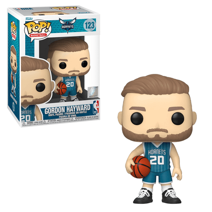 Funko POP! NBA: Hornets - Gordon Hayward (Teal Jersey) Vinyl Figure #123 - The Mage's Emporium Shumi Toys & Gifts Shopify Collective Shumi Toys & Gifts Used English POP! Vinyl Japanese Style Comic Book