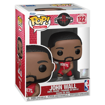 Funko POP! NBA: Rockets - John Wall (Red Jersey) Vinyl Figure #122 - The Mage's Emporium Shumi Toys & Gifts Shopify Collective Shumi Toys & Gifts Used English POP! Vinyl Japanese Style Comic Book