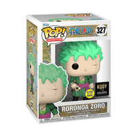 Funko POP! One Piece - Roronoa Zoro (Glow in the Dark) Vinyl Figure #327 Kody Trading Exclusive - The Mage's Emporium Shumi Toys & Gifts Shopify Collective Shumi Toys & Gifts Used English Exclusives Japanese Style Comic Book