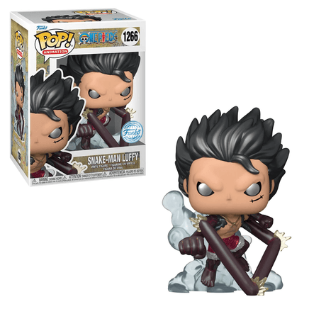 Funko POP! One Piece - Snake - Man Luffy (Metallic) Vinyl Figure #1266 Special Edition Exclusive - The Mage's Emporium Shumi Toys & Gifts Shopify Collective Shumi Toys & Gifts Used English Exclusives Japanese Style Comic Book