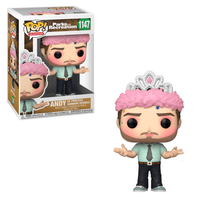 Funko POP! Parks and Recreation - Andy as Princess Rainbow Sparkle Vinyl Figure #1147 - The Mage's Emporium Shumi Toys & Gifts Shopify Collective Shumi Toys & Gifts Used English POP! Vinyl Japanese Style Comic Book