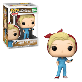 Funko POP! Parks and Recreation - Leslie the Riveter Vinyl Figure #1146 - The Mage's Emporium Shumi Toys & Gifts Shopify Collective Shumi Toys & Gifts Used English POP! Vinyl Japanese Style Comic Book