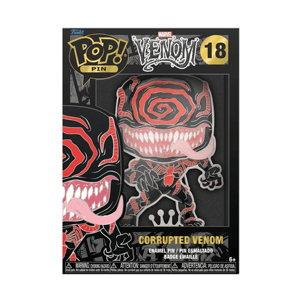 Funko POP! Pins: Marvel Venom - Corrupted Venom #18 - The Mage's Emporium Shumi Toys & Gifts Shopify Collective Shumi Toys & Gifts Used English POP! Pins Japanese Style Comic Book