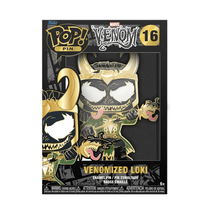 Funko POP! Pins: Marvel Venom - Venom Loki #16 - The Mage's Emporium Shumi Toys & Gifts Shopify Collective Shumi Toys & Gifts Used English POP! Pins Japanese Style Comic Book