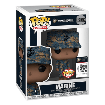 Funko POP! Pops! with Purpose: Military - Marine Female (African American) Vinyl Figure - The Mage's Emporium Shumi Toys & Gifts Shopify Collective Shumi Toys & Gifts Used English POP! Vinyl Japanese Style Comic Book