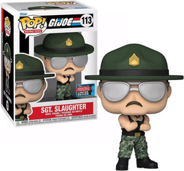 Funko POP! Retro Toys: G.I. Joe SGT. Slaughter Vinyl Figure 2022 Fall Convention Exclusive - The Mage's Emporium Ralphie's Funhouse Ralphie's Funhouse Shopify Collective Used English Japanese Style Comic Book