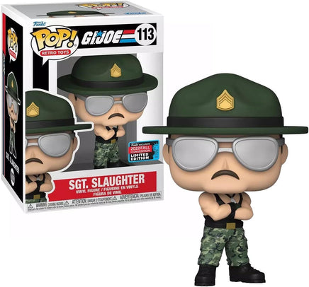 Funko POP! Retro Toys: G.I. Joe SGT. Slaughter Vinyl Figure 2022 Fall Convention Exclusive - The Mage's Emporium Ralphie's Funhouse Ralphie's Funhouse Shopify Collective Used English Japanese Style Comic Book