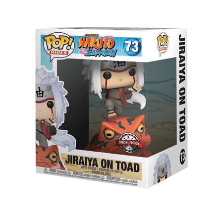 Funko POP! Rides: Naruto Shippuden - Jiraiya on Toad Vinyl Figure #73 Special Edition Exclusive - The Mage's Emporium Shumi Toys & Gifts Shopify Collective Shumi Toys & Gifts Used English Exclusives Japanese Style Comic Book