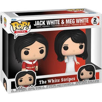 Funko Pop! Rocks 2 - Pack - The White Stripes Jack White & Meg White Vinyl Figures - The Mage's Emporium ToyShnip Shopify Collective ToyShnip Used English Action Figure Japanese Style Comic Book