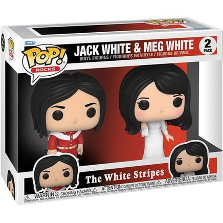 Funko Pop! Rocks 2 - Pack - The White Stripes Jack White & Meg White Vinyl Figures - The Mage's Emporium ToyShnip Shopify Collective ToyShnip Used English Action Figure Japanese Style Comic Book