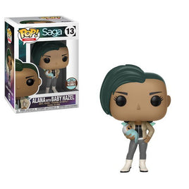 Funko POP! Saga - Alana with Hazel Vinyl Figure #13 Specialty Series (NOT 100% MINT) - The Mage's Emporium Shumi Toys & Gifts Shopify Collective Shumi Toys & Gifts Used English Exclusives Japanese Style Comic Book